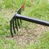 Beachcombing and soil-turning tool set: Two-purpose hoe, five-toothed rake, shovel, outdoor hoe, spade, iron shovel, flower-planting tools Specification image